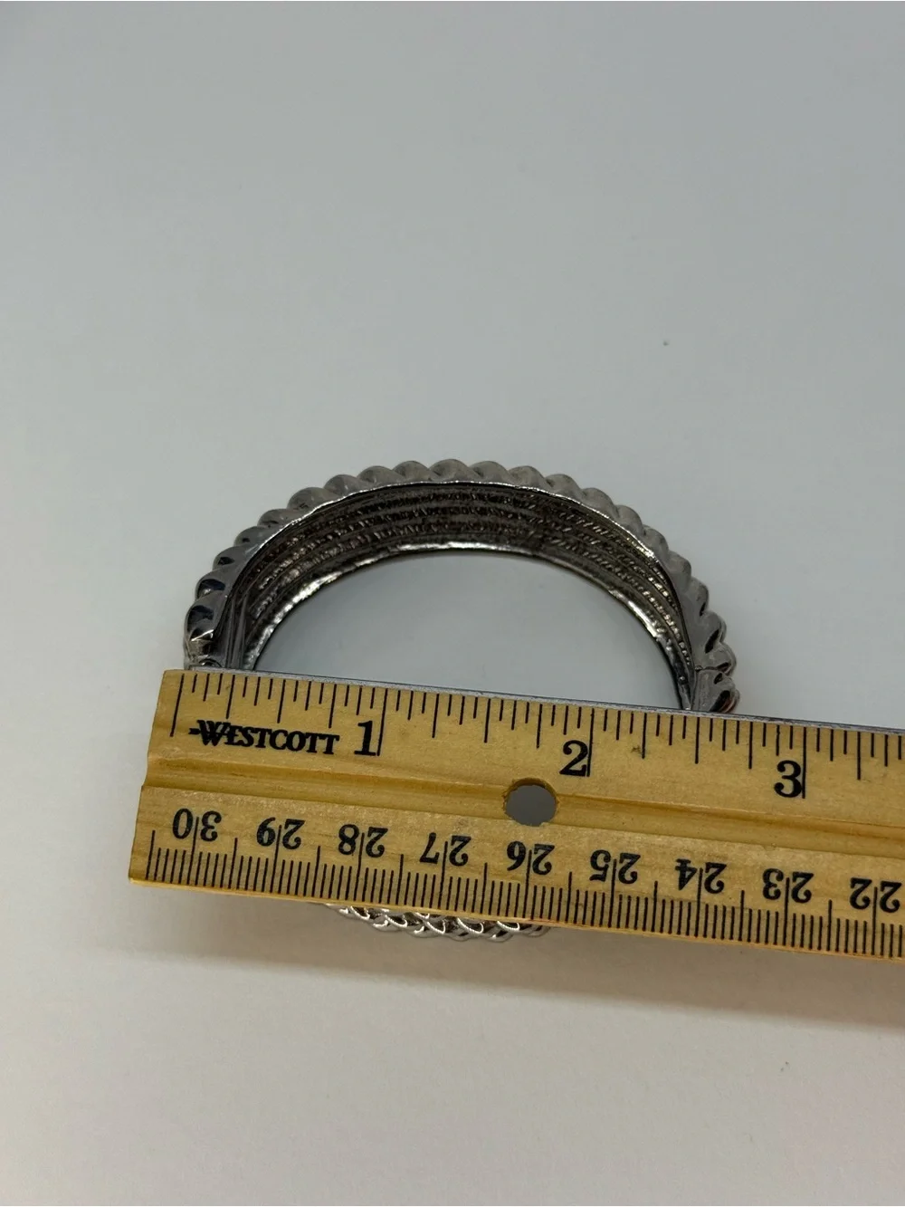 Chunky Twisted Link Silver Bracelet